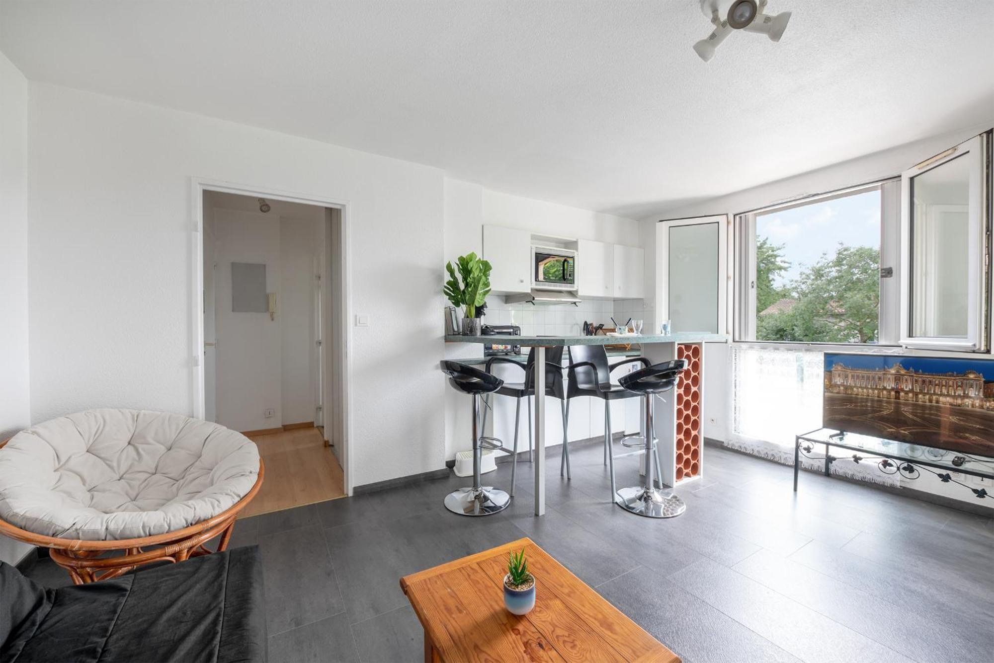 T2 Rangueil - Terrasse + 2 Parkings - 4 Personnes Appartement Toulouse Buitenkant foto